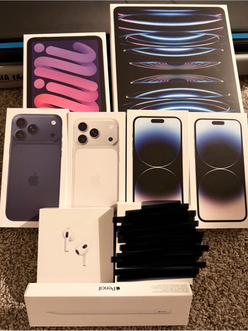 Apple Empty Boxes